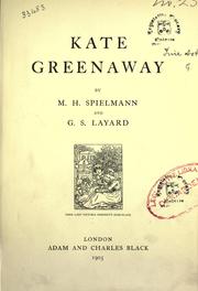 Cover of: Kate Greenaway by Marion Spielmann