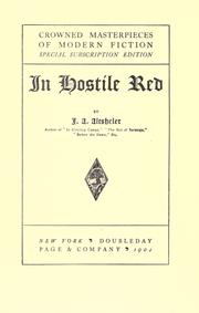 In Hostile Red by Joseph A. Altsheler