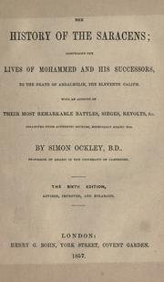 Cover of: The history of the Saracens by Simon Ockley