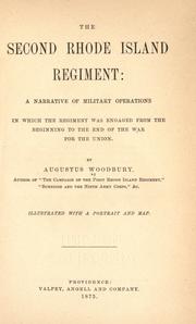 Cover of: The Second Rhode Island regiment