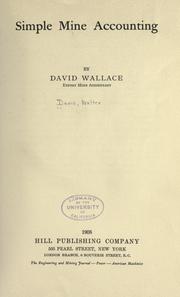 Simple mine accounting by Walter Davis