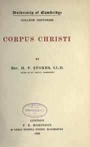 Cover of: Corpus Christi