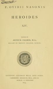 Cover of: Heroides XIV. by Ovid