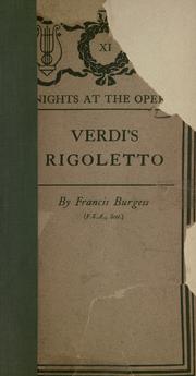 Cover of: Verdi's Rigoletto.