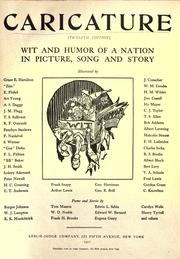 Cover of: Caricature by illustrated by Grant E. Hamilton ... [et al.] ; ... poems and stories by Burges Johnson ... [et al.].