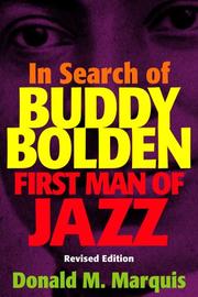 In search of Buddy Bolden by Donald M. Marquis
