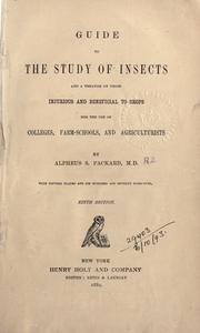 Guide to the study of insects by Alpheus S. Packard