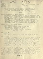 Cover of: List of references relating to the eight-hour working day and to limitations of working hours in the United States, with special reference to railway labor.
