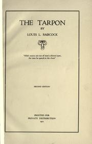 The tarpon by Babcock, Louis L.