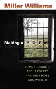 Cover of: Making a Poem by Miller Williams