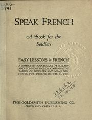 Cover of: Speak French