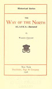 Cover of: The way of the North by Warren Cheney