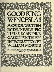 Cover of: Good king Wenceslas by John Mason Neale