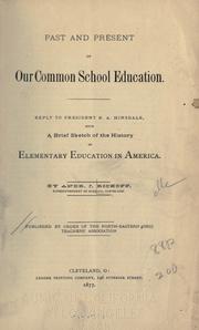 Past and present of our common school education by Andrew J. Rickoff