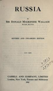 Cover of: Russia by Donald MacKenzie Wallace