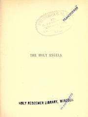 Cover of: The holy angels