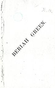 Beriah Green by Samuel Worcester Green