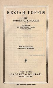 Cover of: Keziah Coffin by Joseph Crosby Lincoln