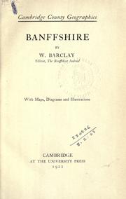 Cover of: Banffshire. by William L. Barclay