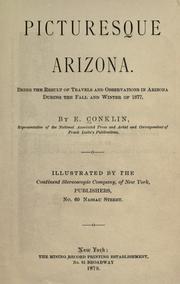 Cover of: Picturesque Arizona by Enoch Conklin