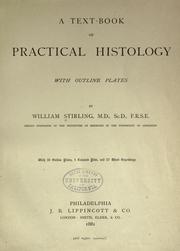 Cover of: A text-book of practical histology