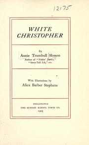 Cover of: White Christopher by Annie Trumbull Slosson