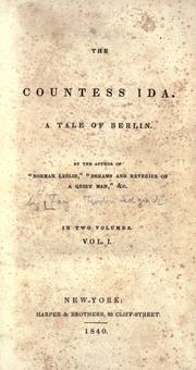 Cover of: The Countess Ida: a tale of Berlin