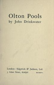 Cover of: Olton pools by Drinkwater, John, Drinkwater, John