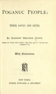 Cover of: Poganuc people by Harriet Beecher Stowe