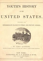 Cover of: Youth's history of the United Sates: Designed for intermediate classes in public and private schools.