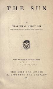 Cover of: The sun by C. G. Abbot