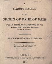 Cover of: A curious account of the origin of Fairlop Fair by A. R.