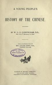 Cover of: A young people's history of the Chinese