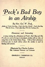 Cover of: Peck's bad boy in an airship by George Wilbur Peck