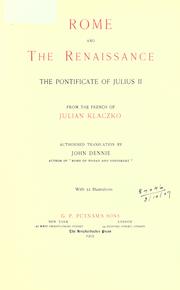 Cover of: Rome and the renaissance