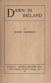 Cover of: Dawn in Ireland.