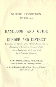 Cover of: British Association, Dundee, 1912. by British Association for the Advancement of Science.