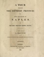 A Tour through the southern provinces of the kingdom of Naples by Keppel Richard Craven