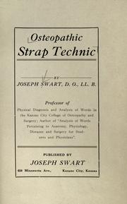 Osteopathic strap technic by Joseph Swart