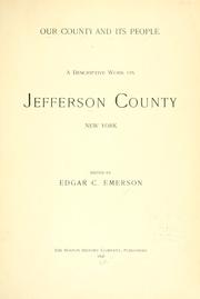Cover of: Our county and its people. by Edgar C. Emerson