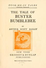 Cover of: The tale of Buster Bumblebee