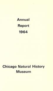 Cover of: Annual report by Chicago Natural History Museum.