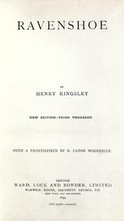 Cover of: Ravenshoe by Henry Kingsley