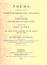 Cover of: Poems by Joseph Dacre Carlyle