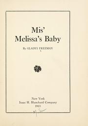 Mis' Melissa's baby by Gladys Freeman