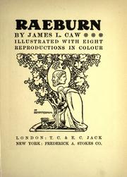Cover of: Raeburn. by Caw, J. L. Sir