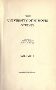 Contributions to a psychological theory of music by Max F. Meyer