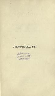 Cover of: Immortality. by J. J. Stewart Perowne