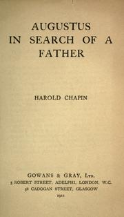 Cover of: Augustus in search of a father