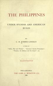 The Philippines under Spanish and American rules by Charles Harcourt Ainslie Forbes-Lindsay